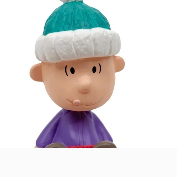 Vintage Hallmark Linus Sledding 1995 Christmas Ornament Peanuts Gang QX5059 - Picture 5 of 7